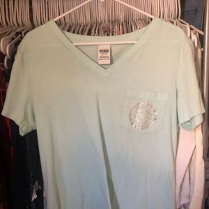 VS PINK SPARKLE T SHIRT